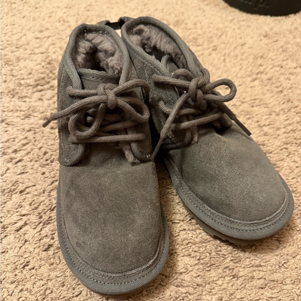 UGG Charcoal Suede Boots